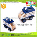 Mini coche de juguete de moda azul coche de policía de cuerno establece vehículos de juguete, vehículo policía coche